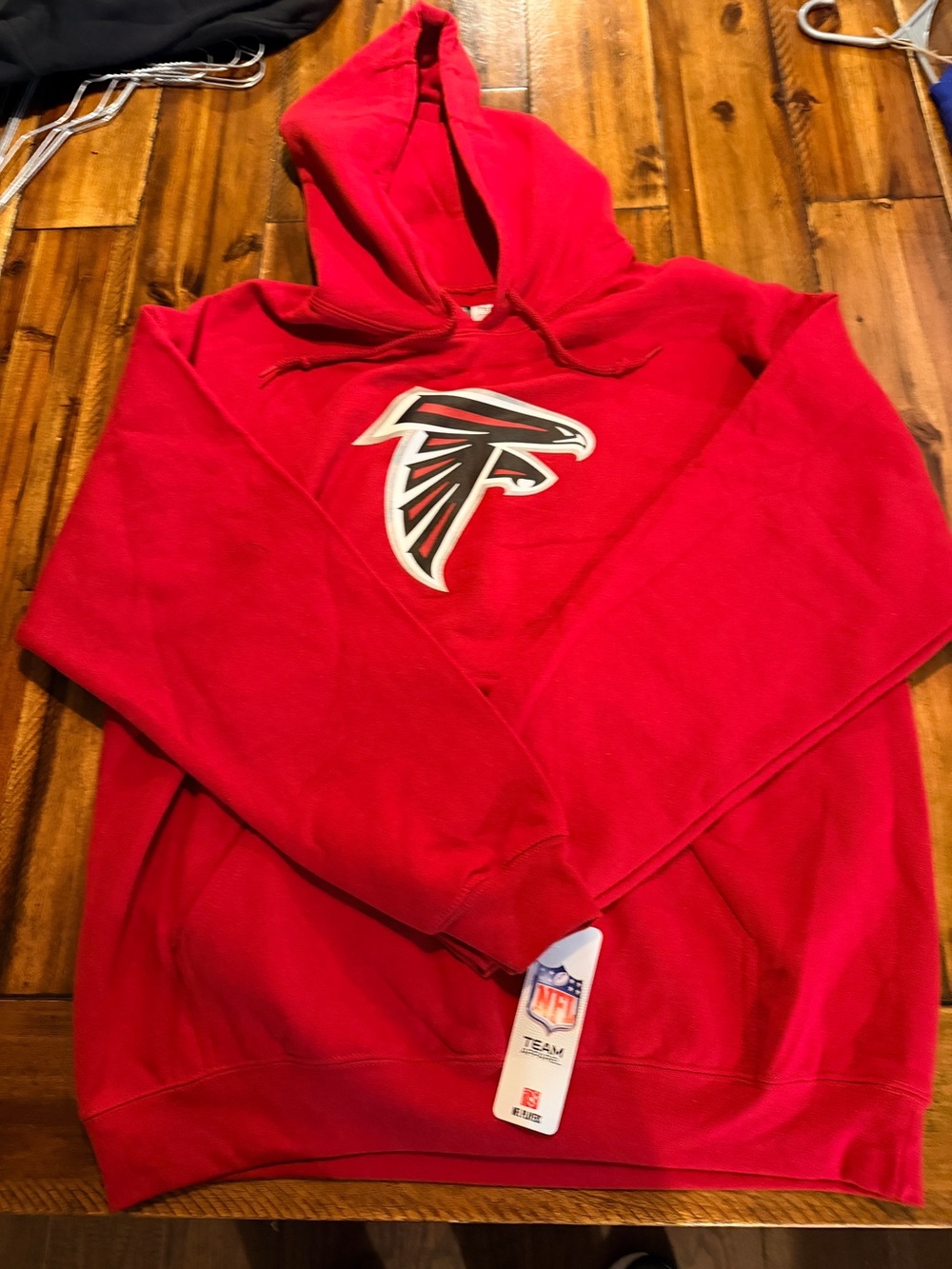 NFL Red Kids Hoodie with Falcons Logo